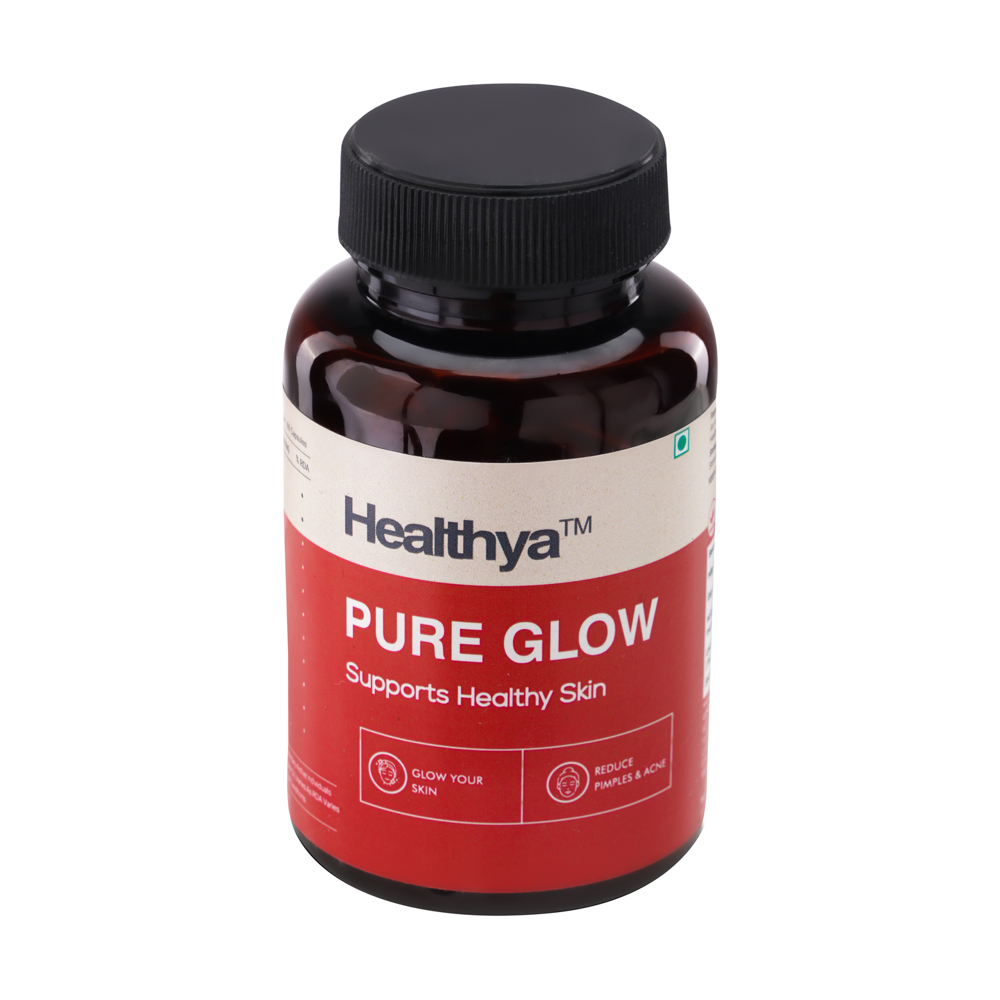 Healthya Pure Glow Blood Purifier For Skin 60 Tablets Men and Women 11 Ayurvedic Herbs