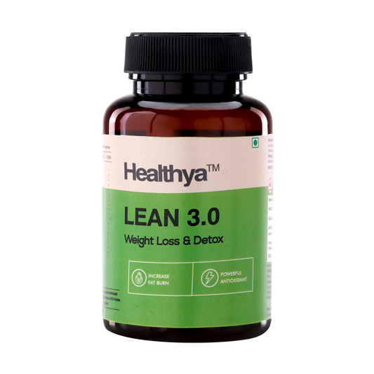 Healthya Lean 3.0 Weight Loss, Body Detox 100% Natural 18 Natural Herbs 60 Tablets
