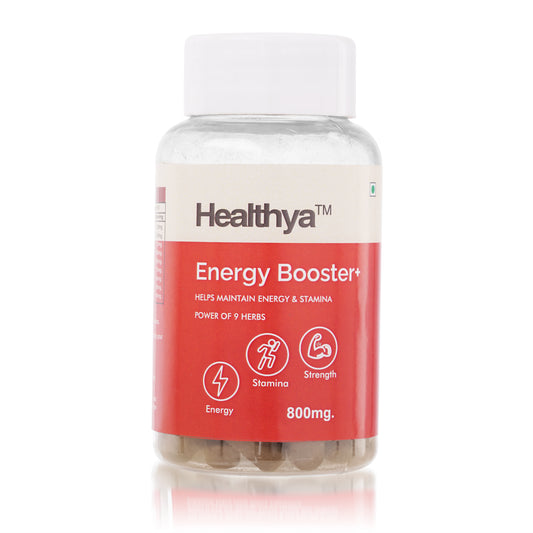 Healthya Energy Booster - 800 mg Tablet, Increase Performance, Better Energy, Stamina 100% Natural 60 Tablets